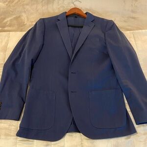 J.Crew Ludlow Blazer Men’s 38R Italian Cotton Larusmiani Fabric Navy Blue